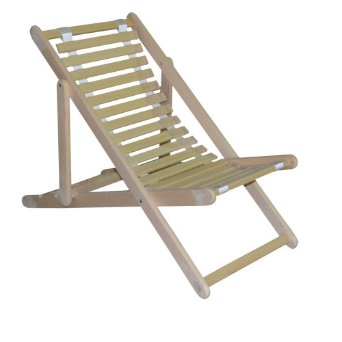 Шезлонг раскладной без подлокотников, гибкий, УСИЛЕННЫЙ, Банный Мастер, 1/1