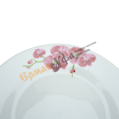 Тарелка плоская 17,5см фарфор Орхидея т7-88837ц, 12/96
