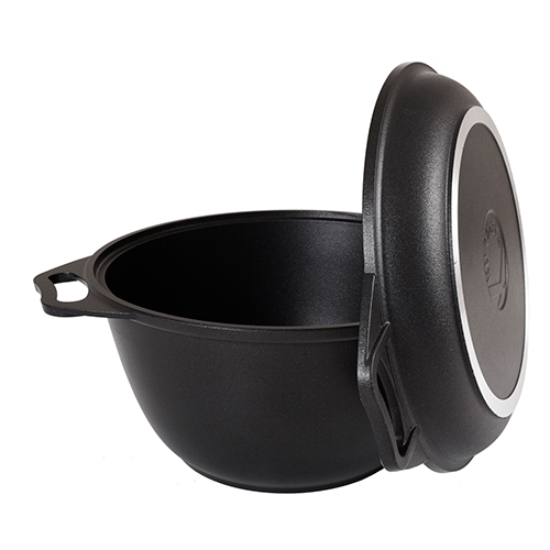 Казан 3. 0 л с крышкой-сковородой, к34а KUKMARA, 1/3