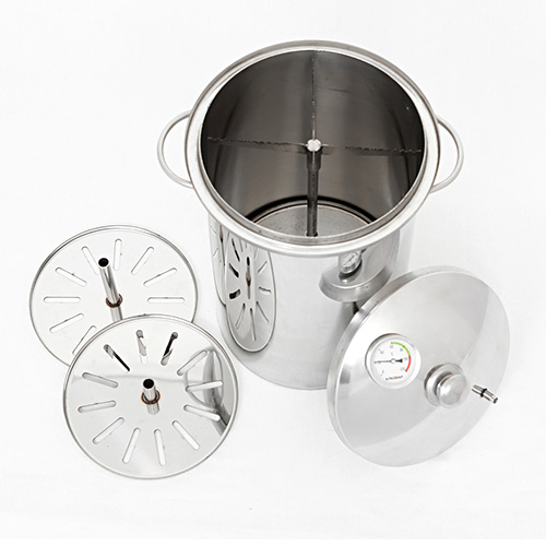 Коптильня с гидрозатвором АЛКОВАР вертикальная