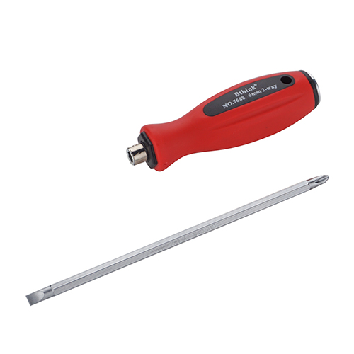 Отвертка 2в1 6*100 мм - + сталь, 1/12/240