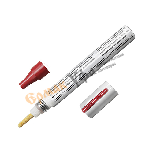 Маркер-краска с нитроэмалью красный LEKON, 12/1296