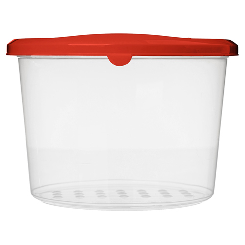 Контейнер для продуктов 0.8 л Homver Asti 221100606/04, круглый, красный