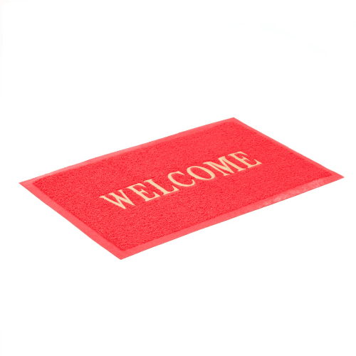 Коврик SUNSTEP "Spongy" Welcome 40 х 60 см, красный