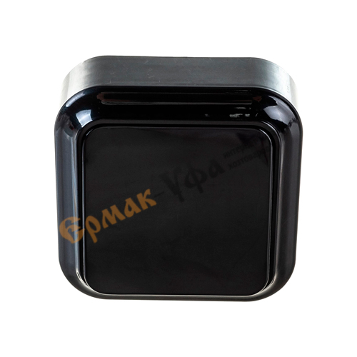 Выключатель ОП 1кл. Пралеска, А16-131, ЧЕРНЫЙ, 1/18/72