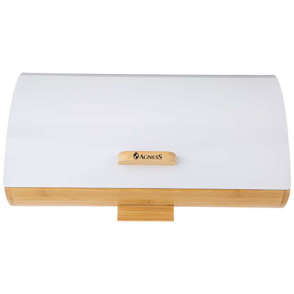 ХЛЕБНИЦА AGNESS 35Х25Х15,5СМ WHITE