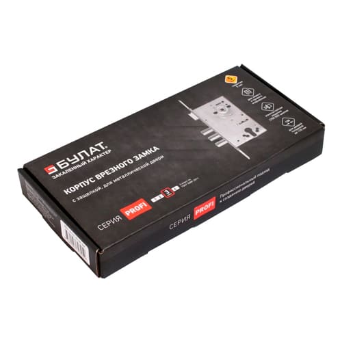 Замок врезной ЗВ 4-3, 14, . 60. 85. 08 БУЛАТ хром, без ц/м, б/руч, 1/20