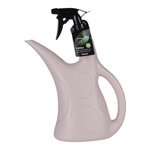 Лейка с опрыскивателем 1,5л, бежевый светлый цвет, Радиан, 1/27