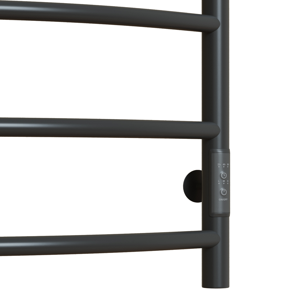 Полотенцесушитель MIXLINE CAPELLA 80х50, таймер, 253 Вт, 6 перекладин электрический ГРАФИТ