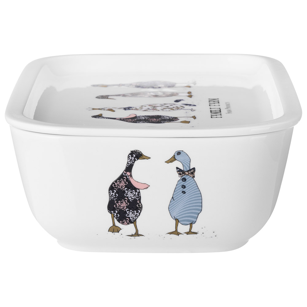 БЛЮДО С КРЫШКОЙ LEFARD "FAMILY FARM" ПРЯМОУГ. 25*17*7,5 СМ 1800 МЛ (КОР=8ШТ.)