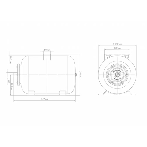 Гидроаккумулятор ГП 24 к, Джилекс