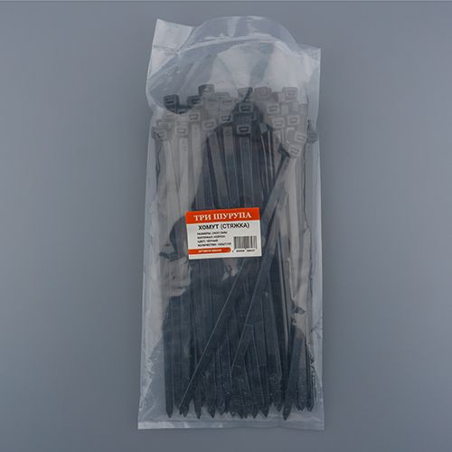 Хомут, стяжка, 240х7,5 нейлон черный 100шт/уп, 1/70