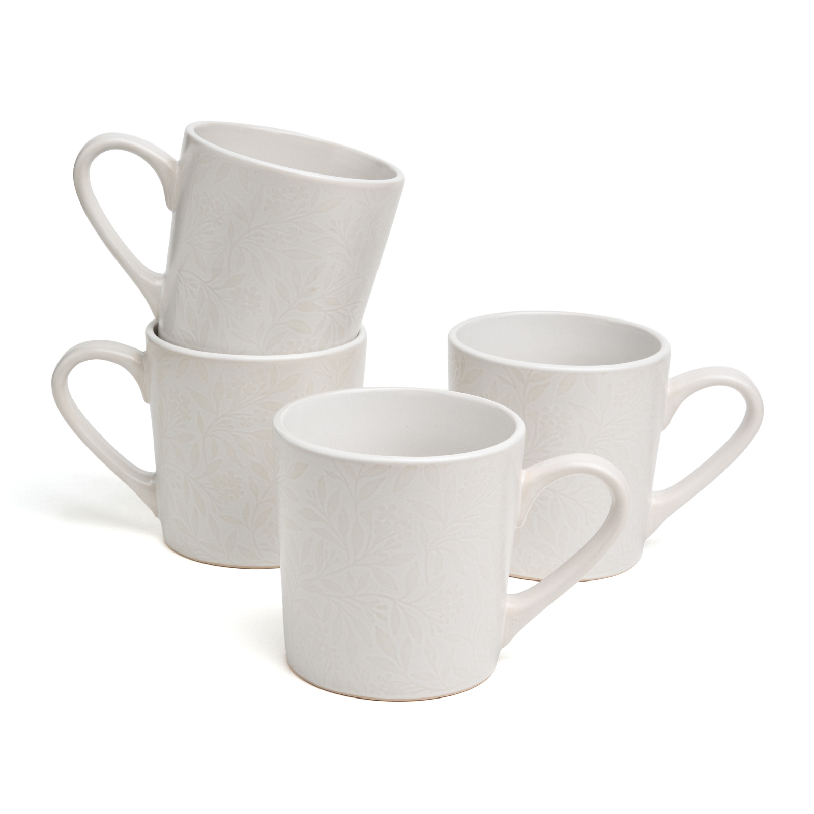 КРУЖКА BRONCO, CHOICE WHITE, 400 МЛ, МАЛ.УП.=4 ШТ.