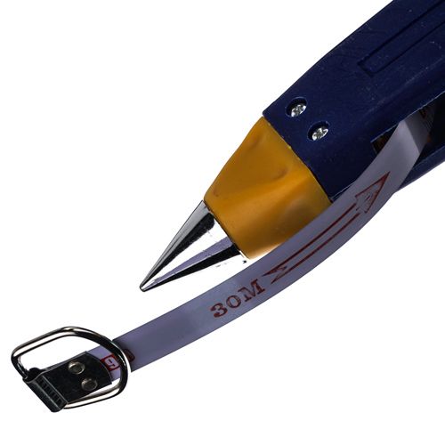 Лента мерная 30м*12,5мм геодезическая, стальная лента, 1/24