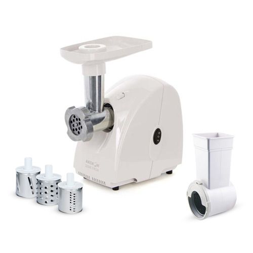 Мясорубка эл. Аксион М31. 03, 1500Вт, 100кг/час, приставка для набивки колбас, овощерезка, решетка, нож с саблевидными режущими кромками, 1/3