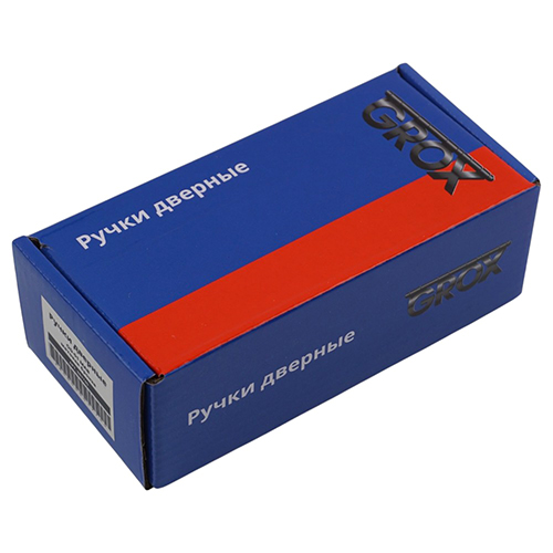 Ручка и защелка комплект с фиксатором GROX OS-03 SN/CP, матовый никель 1/24
