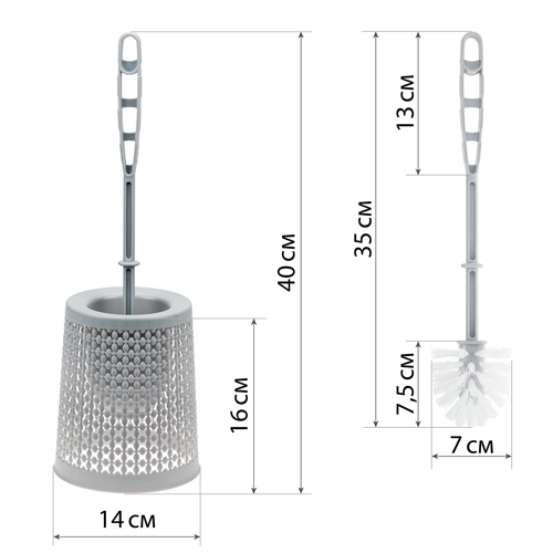 Комплект для туалета IDEA ПИРУЛА М 5023, смоки