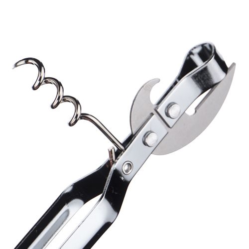 Штопор с открывашкой металлический, 1/500