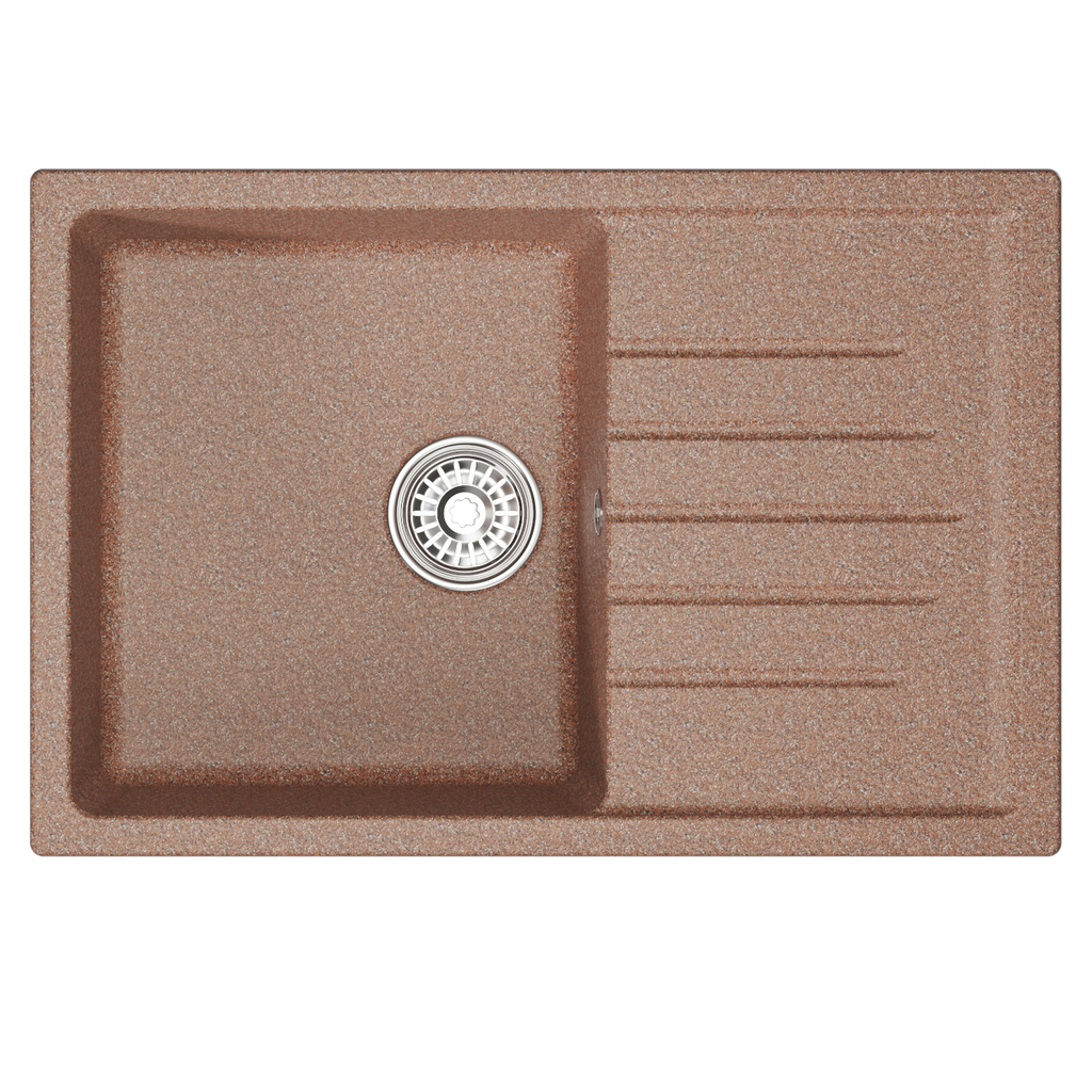 Мойка ML-GM19 с крылом, терракотовая, 307, 750*500*200мм NEW