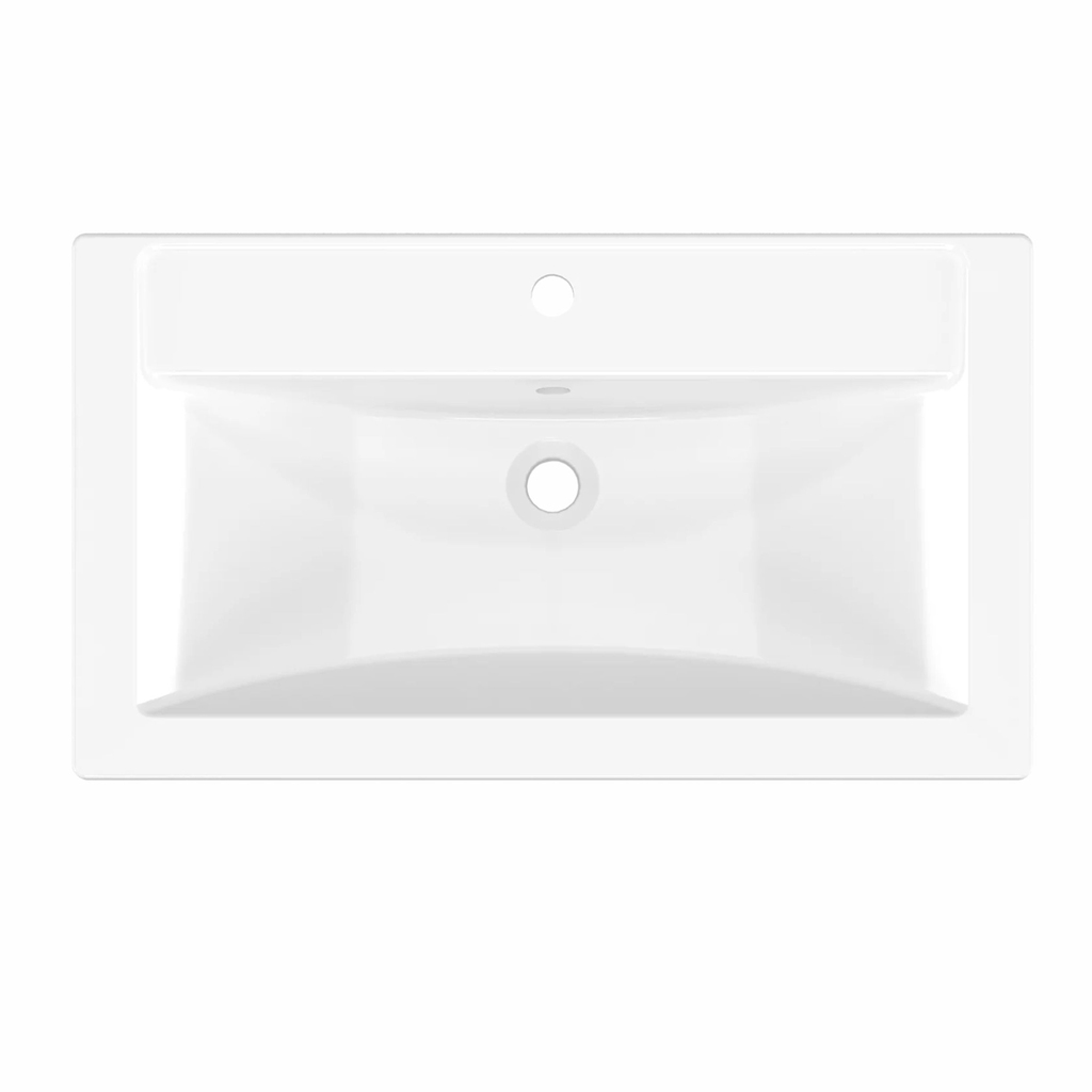 Раковина накладная, МАРГО-80, белый, MIXLINE