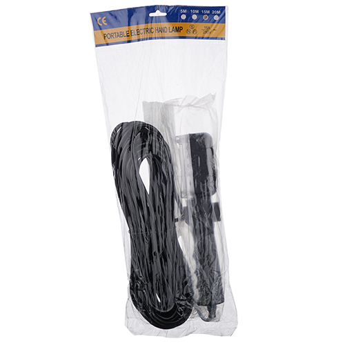 Лампа переносная 15м, светодиодная 24LED, с выключателем, сечение провода 2х0,5, 220В, 1/40