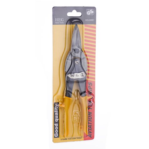 Ножницы по металлу 250мм, пластиковые ручки, 1/12/60