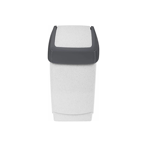 Контейнер для мусора 15 л IDEA ХАПС М 2471, мраморный