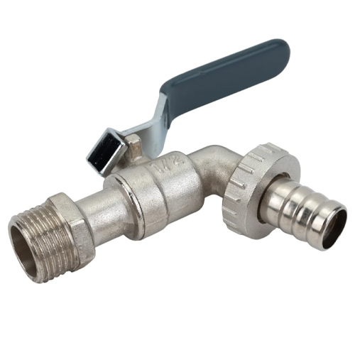 Кран шар водоразборный под шланг 1/2 ручка Wh AQUALINK, 1/10/100