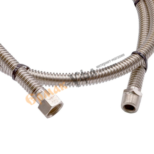 Подводка для газа 1/2 120см ГШ Сильфонная VRT-151201, 1/1