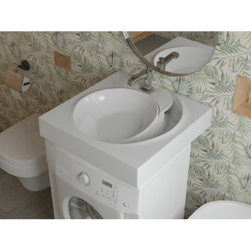 Раковина над стиральной машиной, QOPP-60*60, ш*г, с кронштейнами, Madera