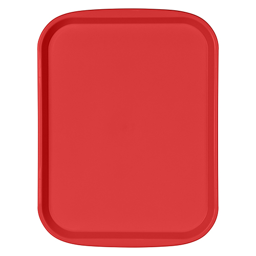 Поднос прямоугольный Homver Verona 221113906/01, 470х355х25 мм, красный
