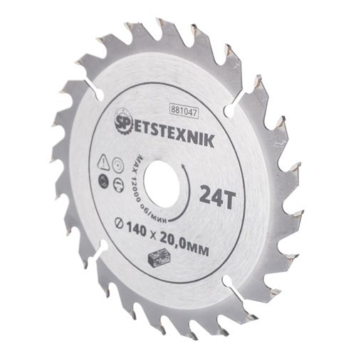 Диск пильный по дереву SPETSTEXNIK 140*20. 0*24T, 1/50/100