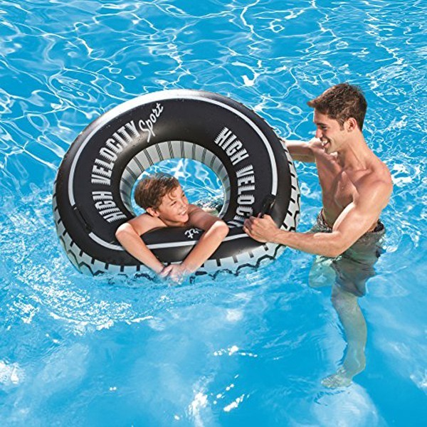 Круг для плавания 119 см с ручками High Velocity Tire Bestway (36102)