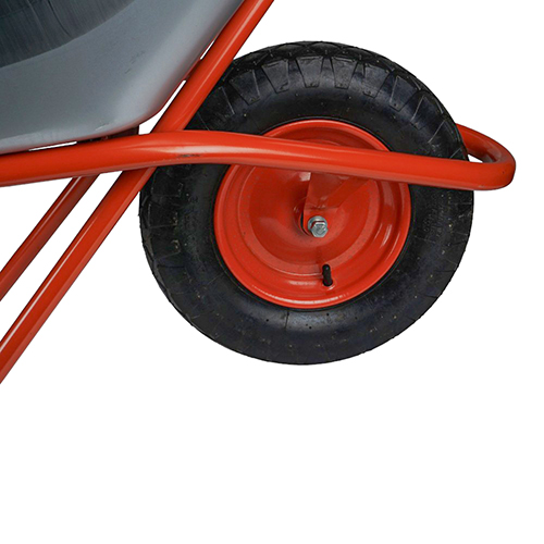 Тачка строительная 1-колесная 110л/200кг., 0,7мм. SPETSTEXNIK, PR16, 4.00х8, 12мм., 1/1