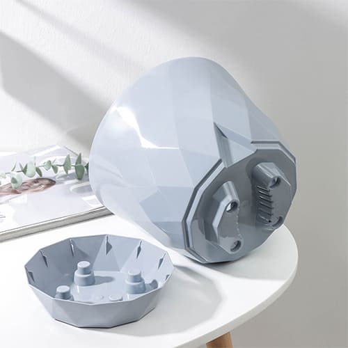 Горшок для цветов LAUREL D220 мм, 4,5 л с поддном, серый, SVIP, 1/10