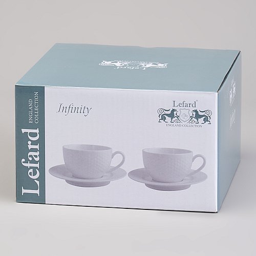 ЧАЙНЫЙ НАБОР LEFARD, INFINITY, НА 2 ПЕР. 4 ПР. 230 МЛ, КОР=16НАБ.