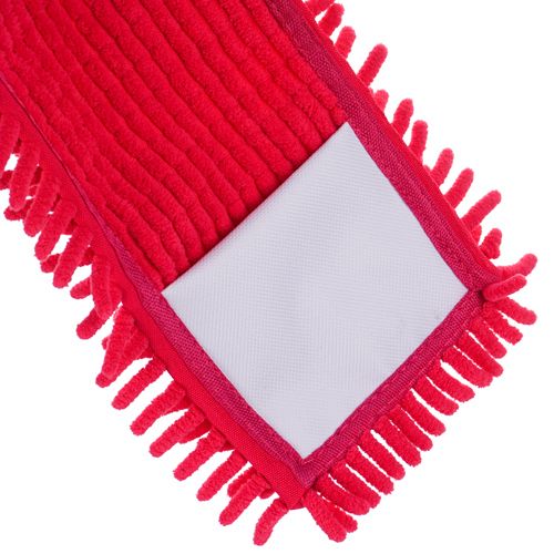 Насадка для швабры плоская из микрофибры 40х10см Лапша, 2/200