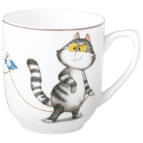 КРУЖКА LEFARD, СЧАСТЬЕ ЕСТЬ,  400 МЛ