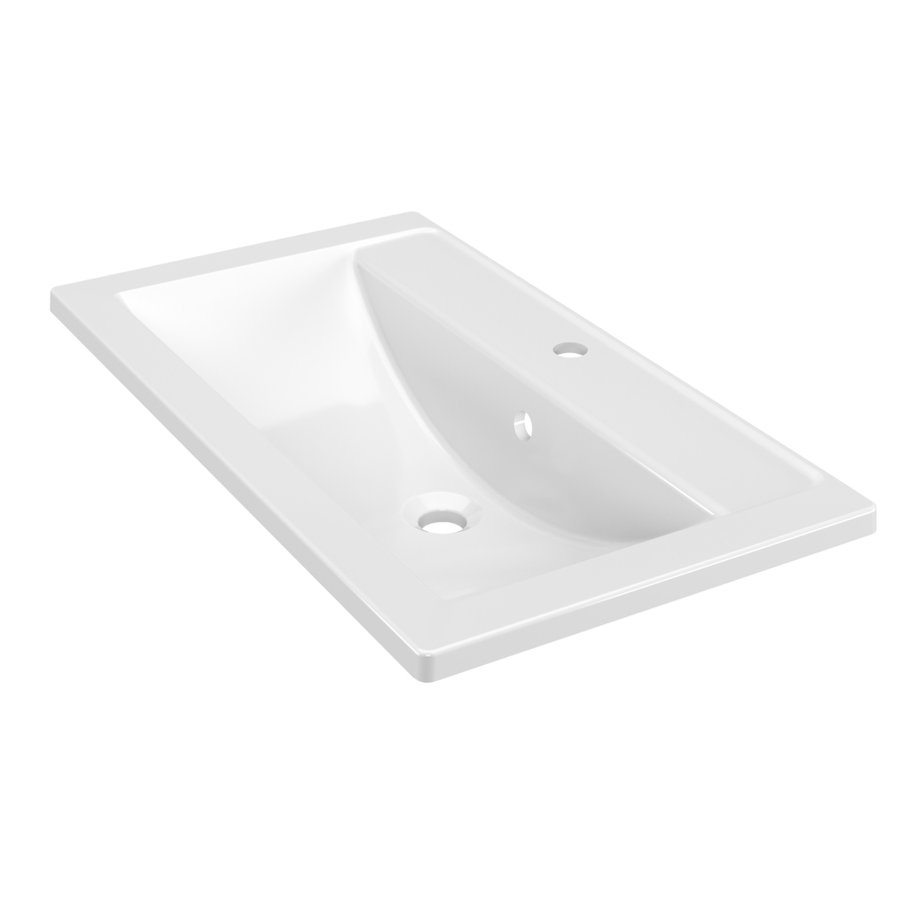 Раковина накладная, МАРГО-90, белая, MIXLINE