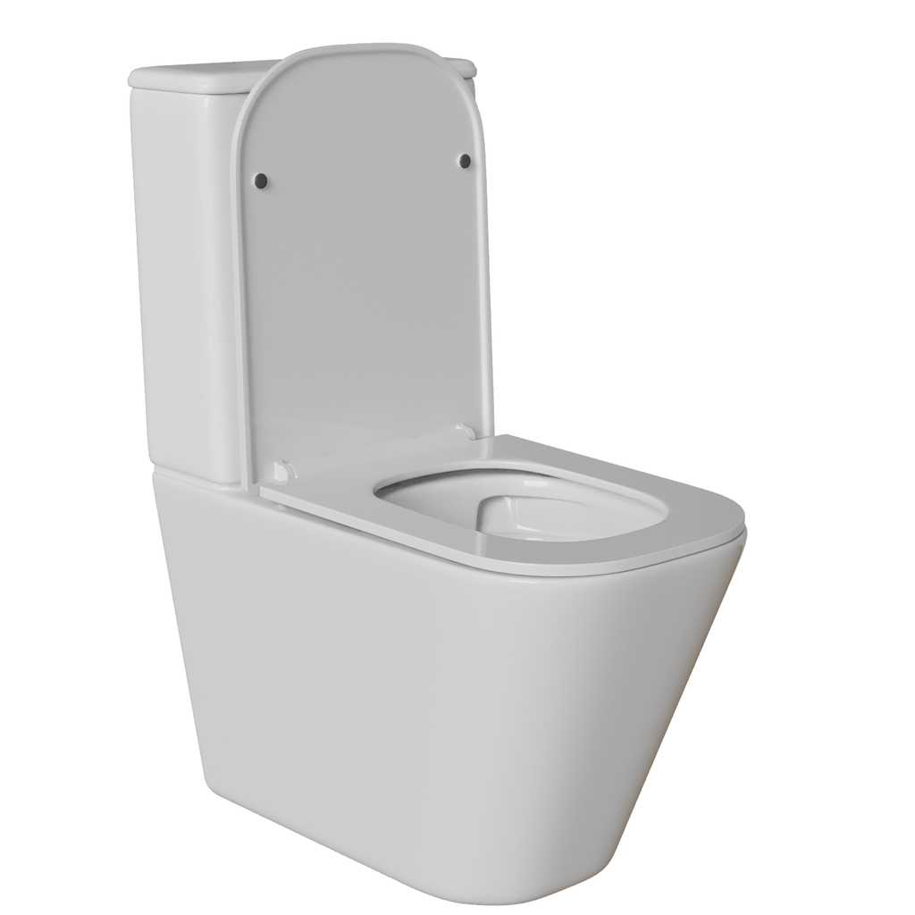 Унитаз-компакт безободковый WAVE APEKS Tornado1.0,гор,ниж,2-кн.арм,сид.полипр,м/л,быстр,БЕЛЫЙ глянец