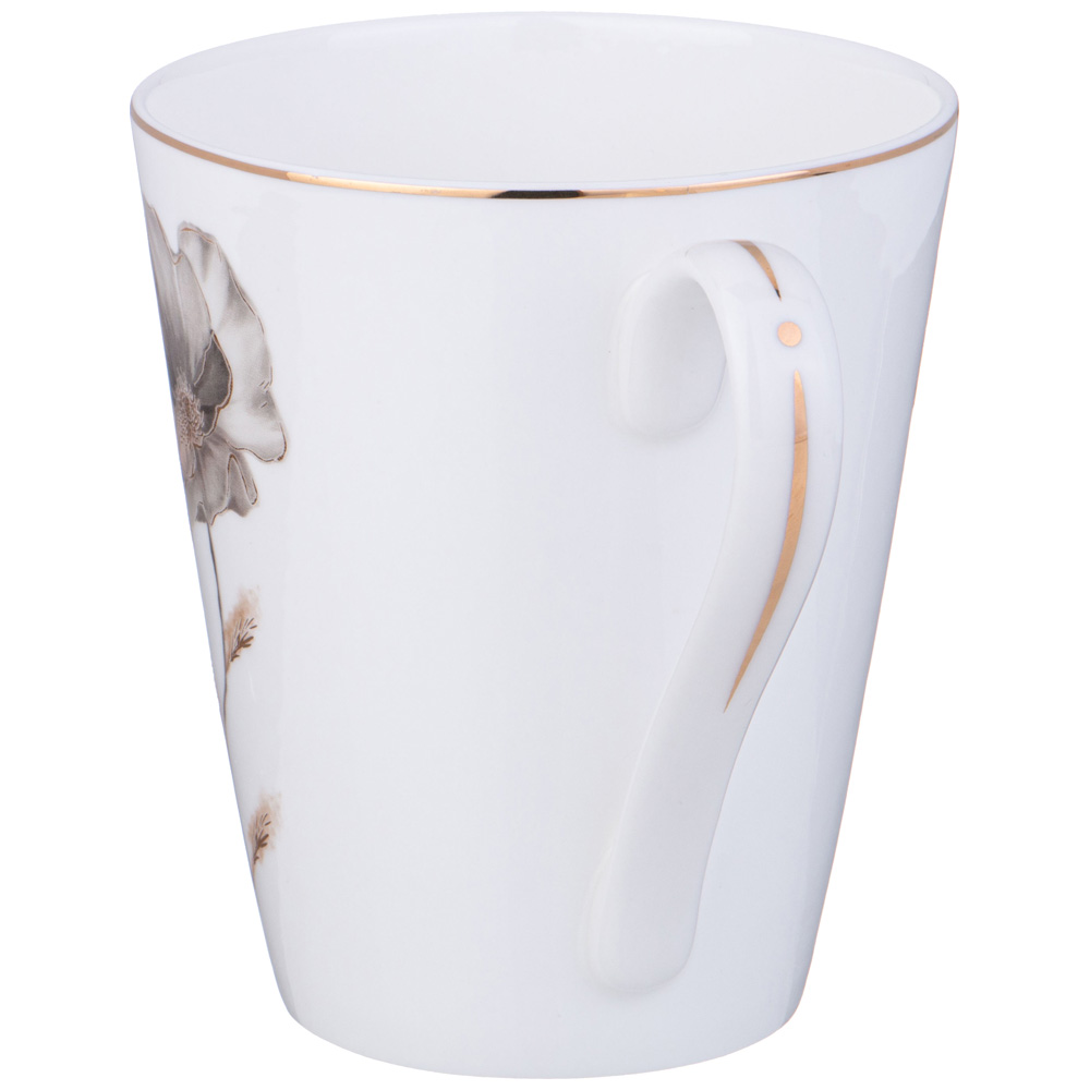 КРУЖКА LEFARD, INSPIRATION, ЗОЛОТОЙ ЦВЕТОК 450 МЛ, КОР=24ШТ.