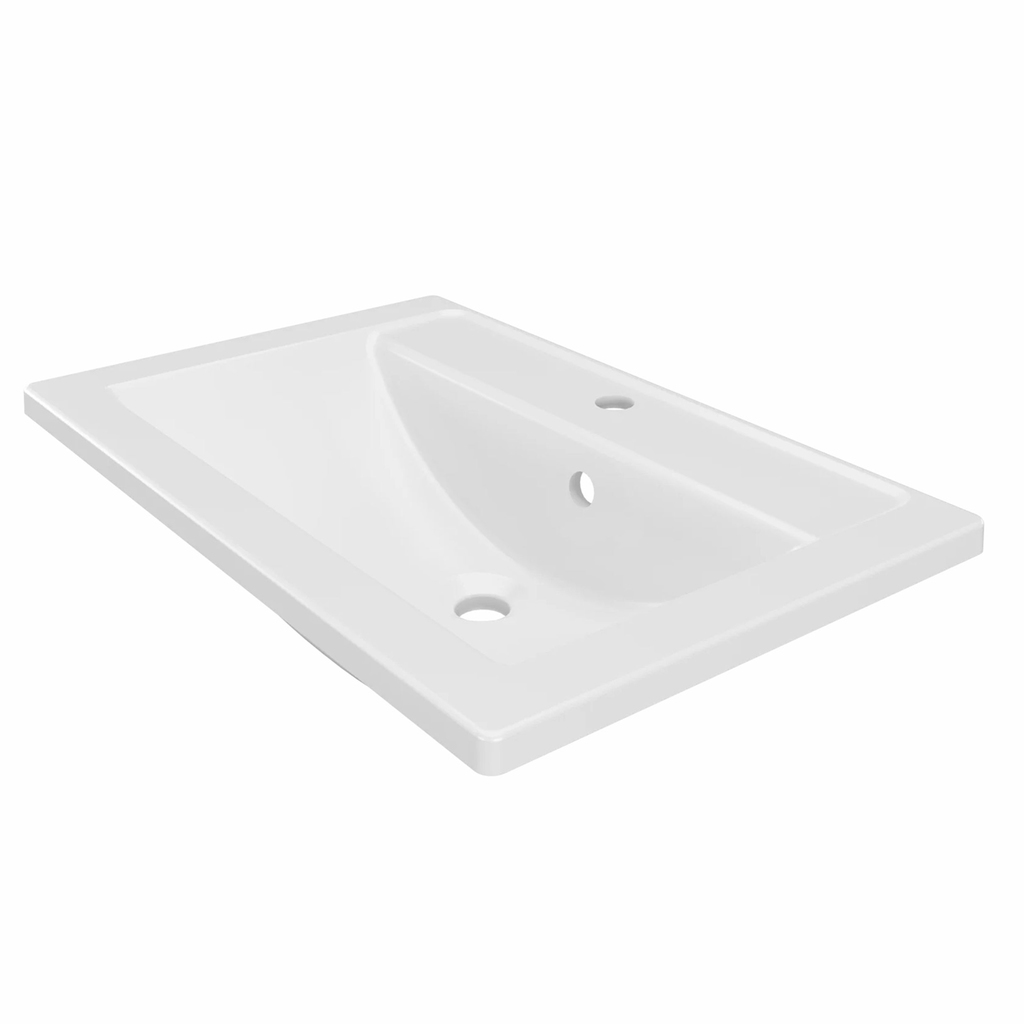 Раковина накладная, МАРГО-70, белый, MIXLINE