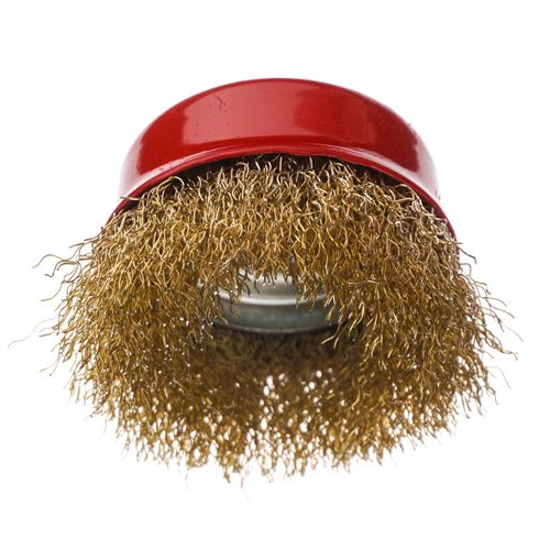 Щетка для УШМ, чашка, 65мм/М14 Барракуда латунь, 1/100