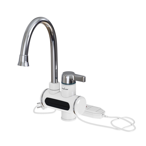 Проточный водонагреватель WH-003, 3, 3 кВт, УЗО, кухня, индикатор темп MIXLINE