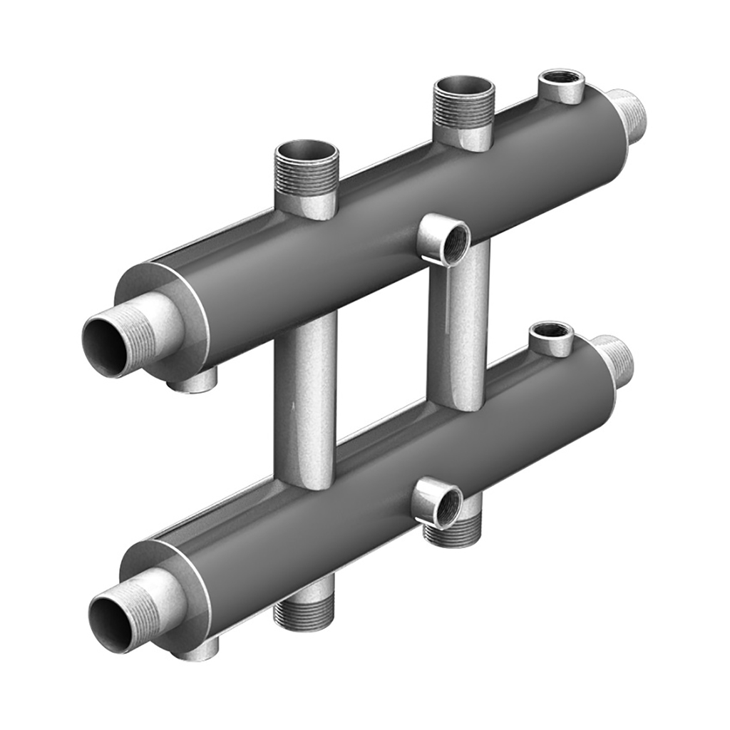 Коллектор распределительный 1, , 3 контура, нерж сталь РК25-3 ТРУГОР