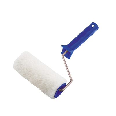 Валик искусственный мех 250мм с ручкой, D - 48 мм, ворс 15 мм, D руч. - 6 мм / СИБРТЕХ, 1/24