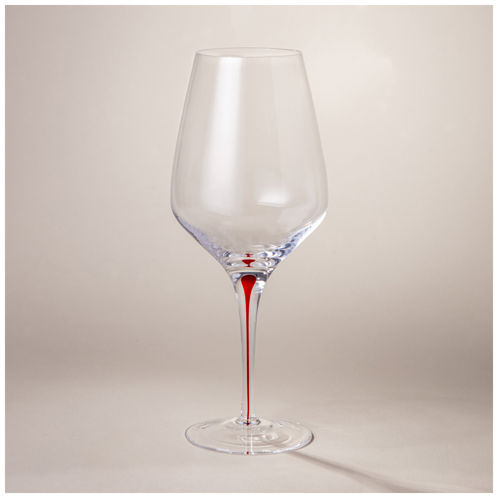 НАБОР БОКАЛОВ ДЛЯ ВИНА ИЗ 2 ШТ "ACCENT" RED 710 МЛ
