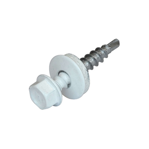 Саморез кровельный RAL-9003 белый 4. 8х29, 250шт, 1/10