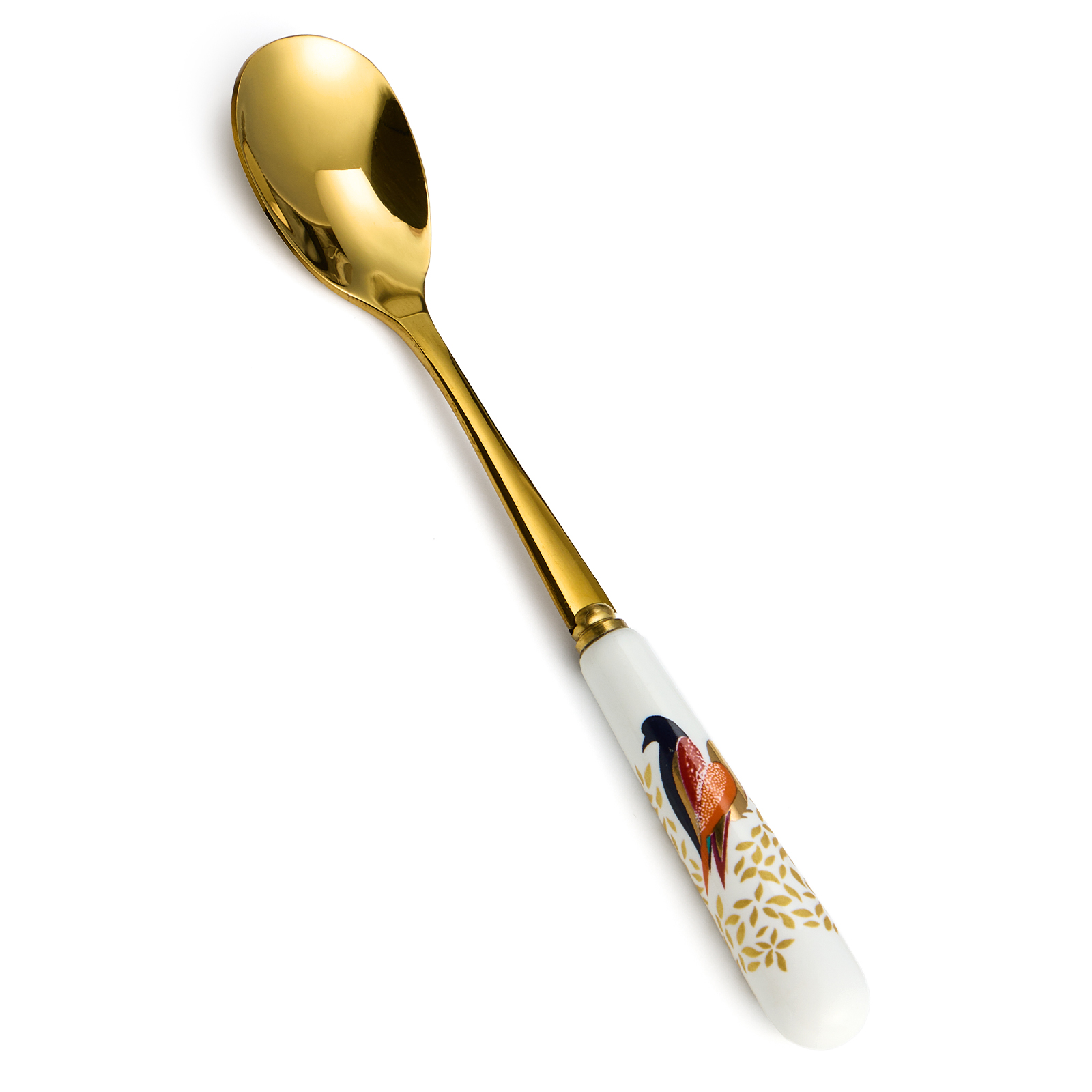 НАБОР ЛОЖЕК ЧАЙНЫХ LEFARD, GOLDEN BIRDS, 4 ШТ., КОР=36НАБ.