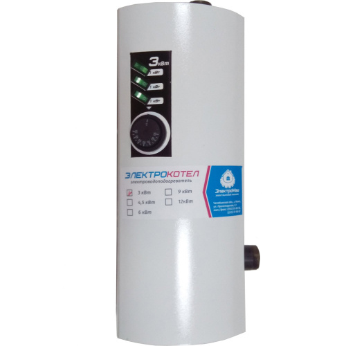 Котел электрический для отопления ЭВПМ 3,0 кВт 220-380V ЭЛЕКТРОМАШ, 1/1